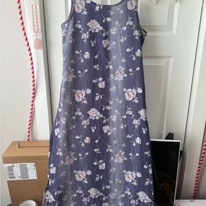 Laura | Petites Digital Floral Purple 90s